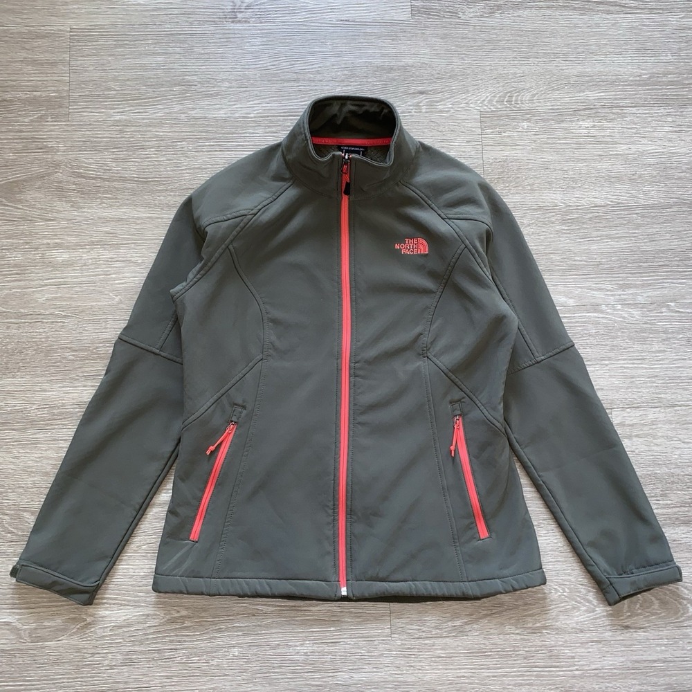 The North Face Womens Apex Bionic Softshell Jacket Women's L Gray Outdoor Hike